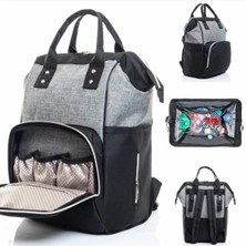 Anne Bebek Bakım Sırt Çantası Biberon Termoslu Sıvı Geçirmez Bebek Çantası