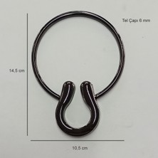 Metal Çanta Sapı. Çiftinin Fiyatıdır. Tel Kalınlığı 6 mm Dış Çapı 10,5 cm