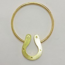 Metal Çanta Sapı. Çiftinin Fiyatıdır. Tel Kalınlığı 6 mm Dış Çapı 10,5 cm