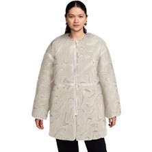Nike Sportswear Kadın Günlük Polar Ceket FV8025-104 Krem