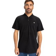 Quiksilver Dna Erkek Siyah Polo Tişört
