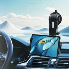 Boğazören Araba,araç,kamyon,tır Içi 360° Vantuzlu Araç Içi Tablet Tutucu-Cam+Düz Yüzeylere Güvenli Sabitleme
