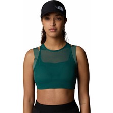 The North Face W Refina Double-Layer Bra Kadın Sporcu Sütyeni NF0A891K6GI1 Yeşil