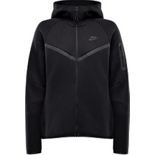 Nike Sportswear Tech Fleece Windrunner Kadın Günlük Polar Ceket HV6747-010 Siyah