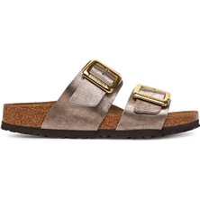 Birkenstock Sydney Cushion Buckle Bf Graceful Kadın Terliği 1029372-20324 Kahverengi