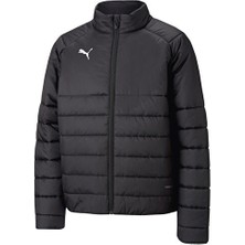 Puma Teamliga Padded Jacket Zip Erkek Futbol Kamp Montu 65879903 Siyah