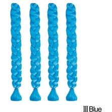 X-Pression Afrika Örgüsü ve Rasta Için Sentetik Saç 165 GR #BLUE3