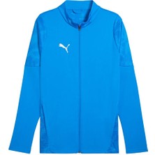 Puma teamcup training jacket erkek futbol antrenman ceketi 65916502 mavi