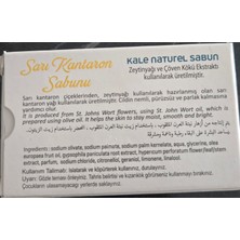 Kale Naturel Sabun Sarı Kantaron Sabunu