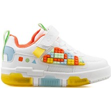 Cool Kids Legos Patik Beyaz Unisex Çocuk Günlük Ayakkabı Legos-Patık-Beyaz Beyaz