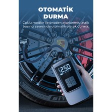 Dijital Taşınabilir Kompresör Araç Lastik Top Şişirme Pompası Hava Kompresörü