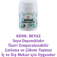 (1 Kg) Duvar Tamir Dolgusu  Macunu Zemin Alçı Sıva Giderici Derin Boşluk Doldurucu