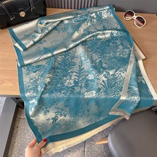 Moda Kadın Eşarp Kelebek Desen Şal Tensilk Pamuk Önlük (Yurt Dışından)