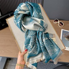 Moda Kadın Eşarp Kelebek Desen Şal Tensilk Pamuk Önlük (Yurt Dışından)