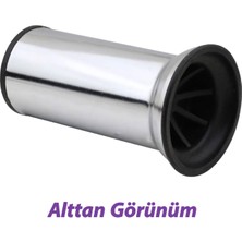 12 Adet Metal Destek Ayağı 12 cm Krom Mobilya Kanepe Baza Koltuk Ünite Ayakları Metrik 8 Civatalı Ince Diş