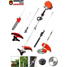 Germany Style Maxstar Seri 4 In 1 Benzinli Tırpan Çit Budama Budama Testeresi  Ot Çalı Dal Biçme