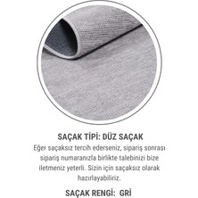 Dekozer Azra Kaymaz Taban Gri Halı – Salon, Çocuk Odası ve Mutfak için Yıkanabilir, Yumuşak Kilim