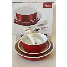 Amercook Bondy 4 Parça Pişirme Seti