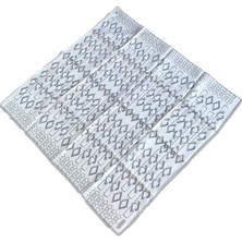 Armine Krem Geometrik Desen Sura İpek Eşarp 9172 - 86