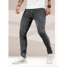 Erkek Slim Fit Denim Kot Pantolon Jean
