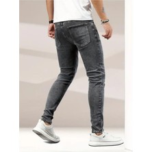 Erkek Slim Fit Denim Kot Pantolon Jean