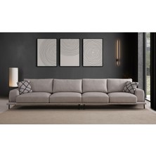 Merina Dörtlü Kanepe - Siyah