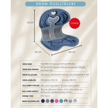 Sırt Destekli Ortopedik Bel Duruş Düzeltici Koltuk (6-12 Yaş Çocuk Için)