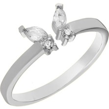 Kelebek Yüzük 718846 Silver