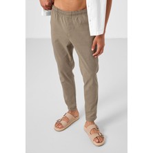 Camel Standart Fit Dokuma Hafif Esnek Chino Erkek Pantolon - 82180