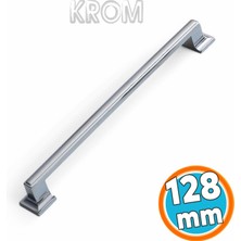 Krom Kulp Metal Mutfak Dolabı Mobilya Çekmece Dolap Kulpları Kapak Kulbu Kulpu 12.8 CM-128 mm