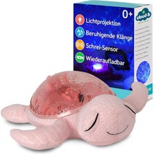 Şarjlı Okyanus Müzikli Gece Lambası, Su Altı Işık Projeksiyonları, Ayarlanabilir Parlaklık