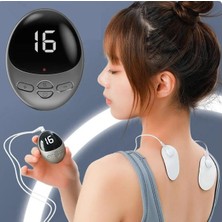 Pulse Meter Mini Ems Cihazı Servikal Omurga Masajı Darbeli Omuz ve Boyun Masaj Cihazı USB Şarjlı Pedli