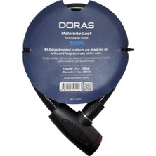 Doras Motosiklet Kilidi B5000 1 Antrasit