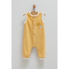 Sunny Days Önü Düğmeli Kolsuz Uzun Havlu Tulum