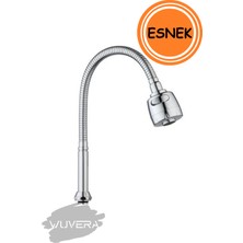 Wuvera Oynar Başlıklı 2 Krom Kubar Fonksiyonlu Spiral Musluk Başlığı