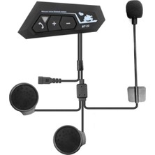 BT22 Kask Kulaklık Bluetooth Motosiklet Kulaklık 5.0 Bluetooth Interkom Motorsiklet Kulaklık