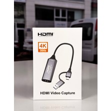 HDMI Video Capture USB 2.0 4K 30Hz Video Aktarıcı