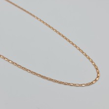 Rose Renk Klasik Model Kadın Zincir Kolye – Xuping 45 cm
