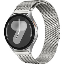 Five-E Galaxy Gear S3 Alüminyum Alaşımlı Bükülmelere ve Kırılmalara Dayanıklı Hasır Doku Desenli Metal Kordon