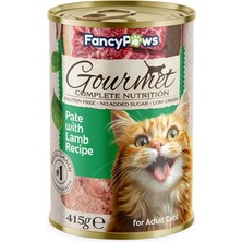 Fancy Paws Gourmet Kuzu Etli Kedi Konservesi 415 gr x 12 Adet