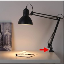 Tertial Masa Sabitleme Plastiği (Tertial Için Masa Bağlantı Aparatı) Siyah / Tek Ebat