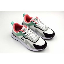 M.p Yüksek Taban Full Ortopedik Hafif Günlük Sneaker - Beyaz-Siyah - 40