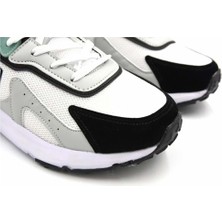 M.p Yüksek Taban Full Ortopedik Hafif Günlük Sneaker - Beyaz-Siyah - 40