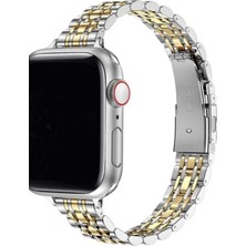 Alstrap Apple Watch  4 5 6 7 8 9 10 Se Ultrauyumlu 44 45 46 49MM Ince Slim Rolex Tasarım Kordon Kayış