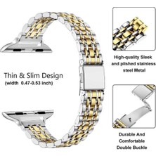 Alstrap Apple Watch  4 5 6 7 8 9 10 Se Ultrauyumlu 44 45 46 49MM Ince Slim Rolex Tasarım Kordon Kayış