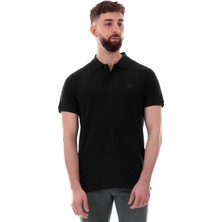 Timberland TB0A6BX4 Millers River Sleeve Stretch Polo Siyah Erkek T-Shirt