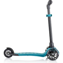Wellgro Işıklı Scooter, 3 Tekerli Yükseklik Ayarlı Çocuk Scooter, Yeşil