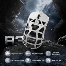 Miaxtreme Attack Shark R3 Magnezyum Alaşımlı App Uygulamalı 8khz Ultra Hız Tepki 26.000DPI Gaming Oyuncu Mouse