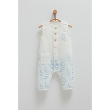 Little Boy Müslin Kumaş Bebek Tulum