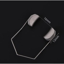 Mikroturcu Oftalmik Spekulum Tel Göz Açıcı Eğri 16MM Açıklık 13MM Oftalmolojik Cerrahi Eğitim Materyali